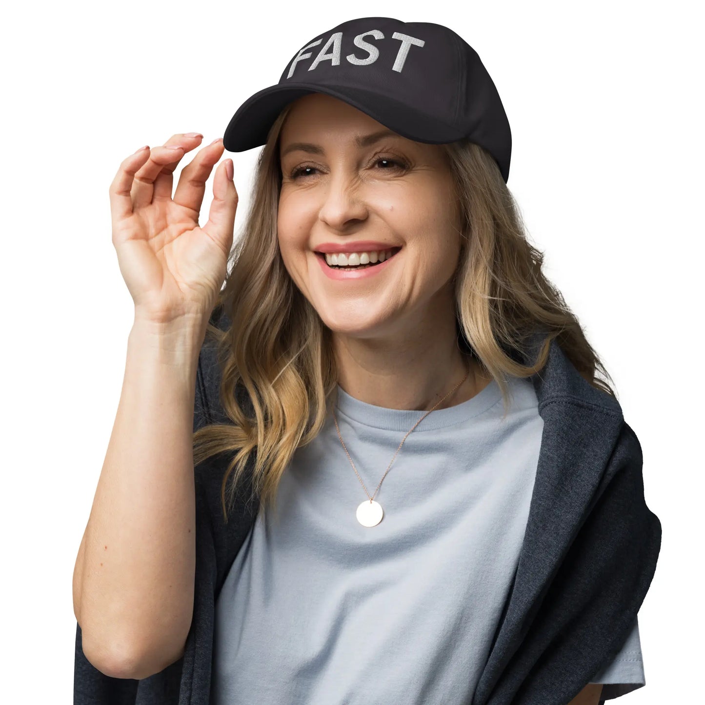 "FAST" 3D Puff Embroidery Trucker Hat | High-Contrast Industrial Streetwear Cap