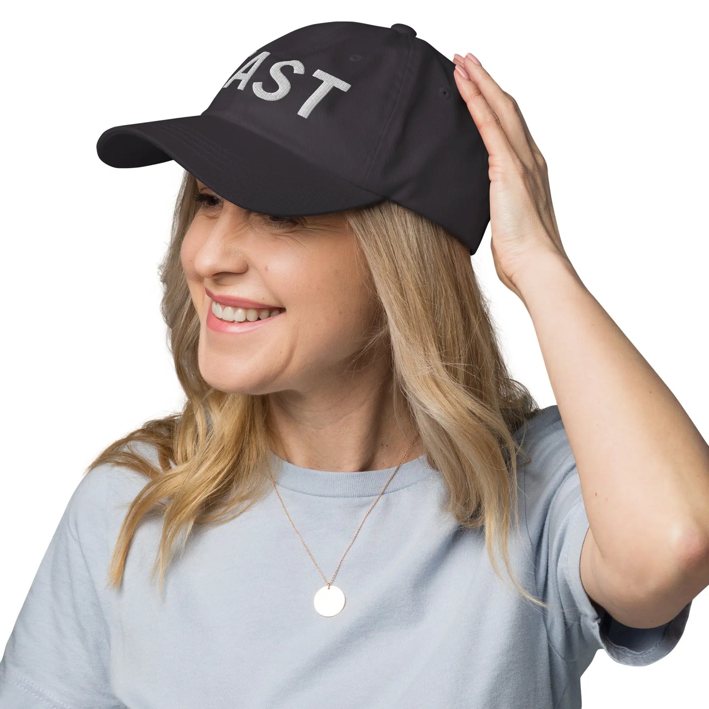"FAST" 3D Puff Embroidery Trucker Hat | High-Contrast Industrial Streetwear Cap