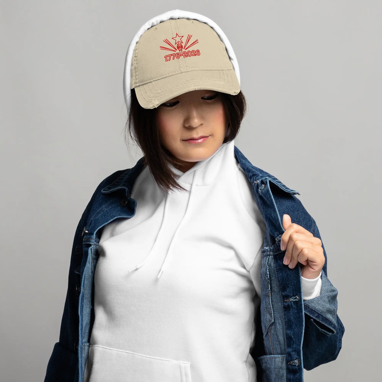 America 250th: The "Parchment & Ink" Torch Edition | Heritage Beige Commemorative Hat